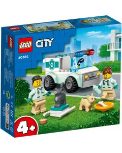 Lego City 60382 Dierenarts Reddingswagen